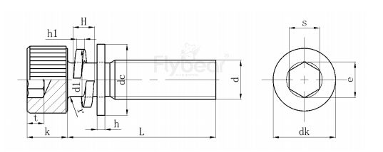 DIN912三组合图
